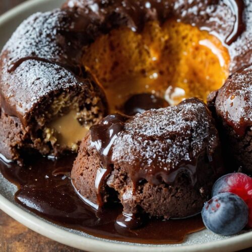 how to make molten lava cakes Recipe