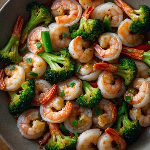 quick 10 minute shrimp teriyaki stir fry