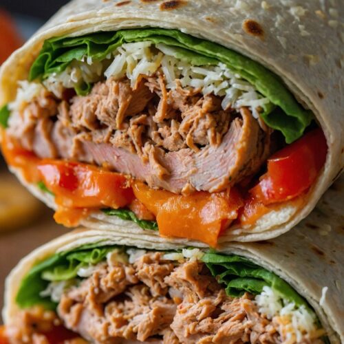 spicy sriracha tuna wraps