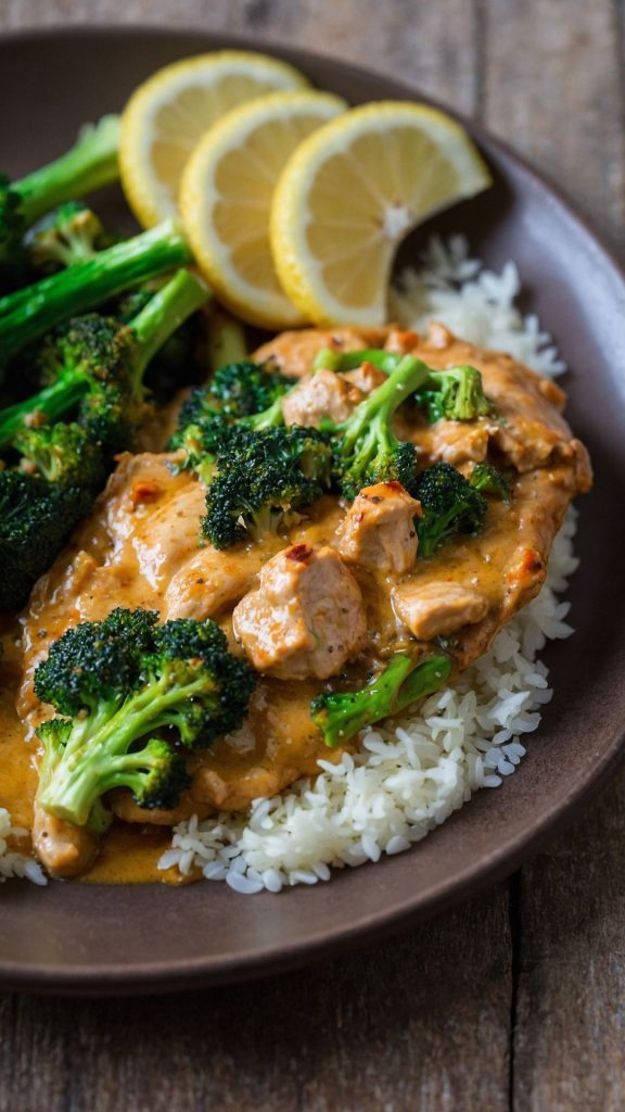 garlic butter chicken broccoli copycat recipe