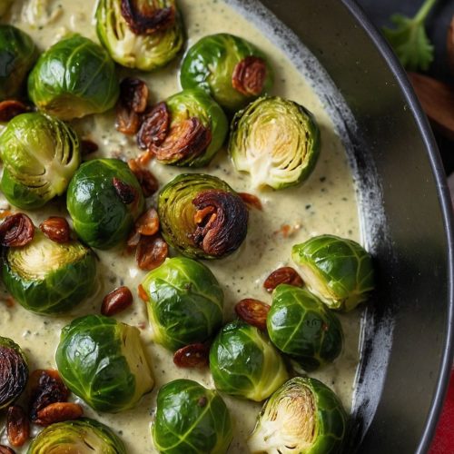 keto creamy brussels sprouts Recipe
