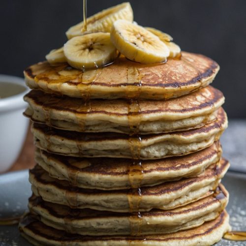 how to make moist almond flour banana pancakes