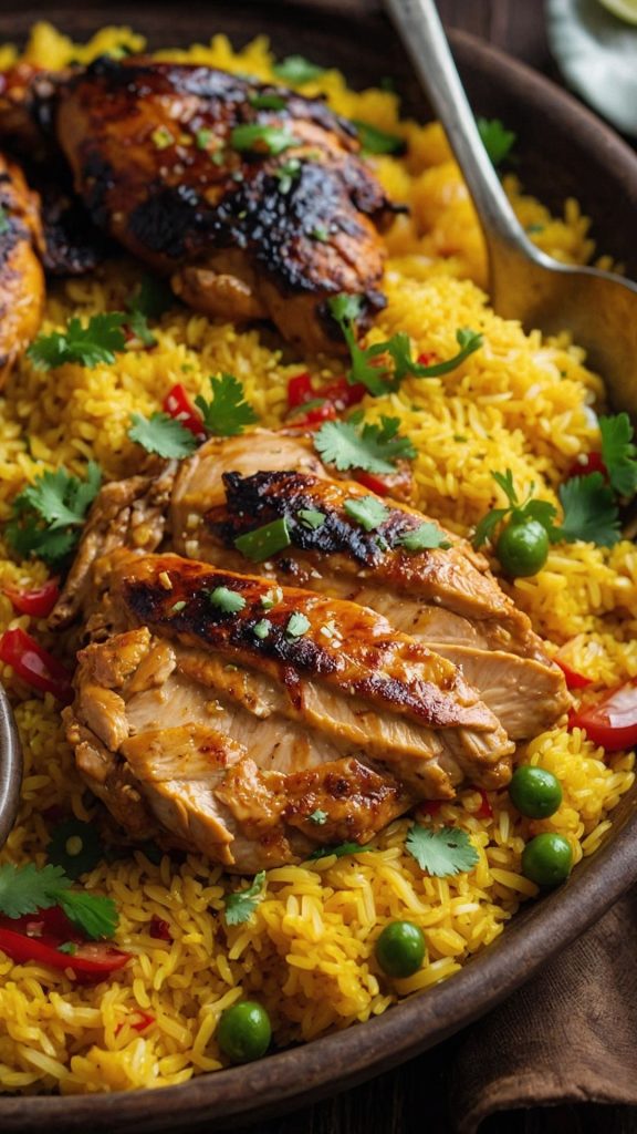 how to cook peruvian chicken rice
