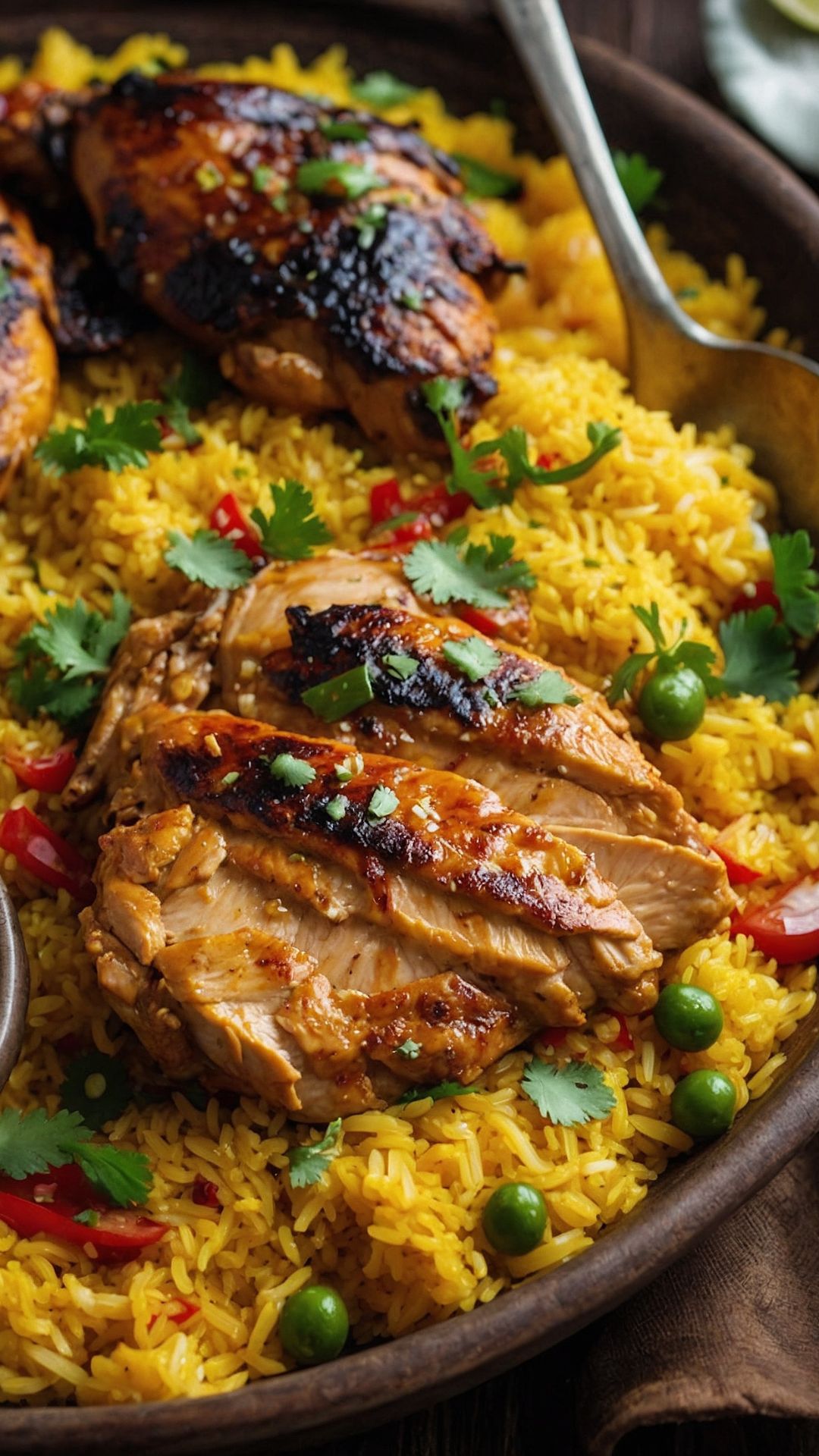 Peruvian Chicken Rice - Cravefuly