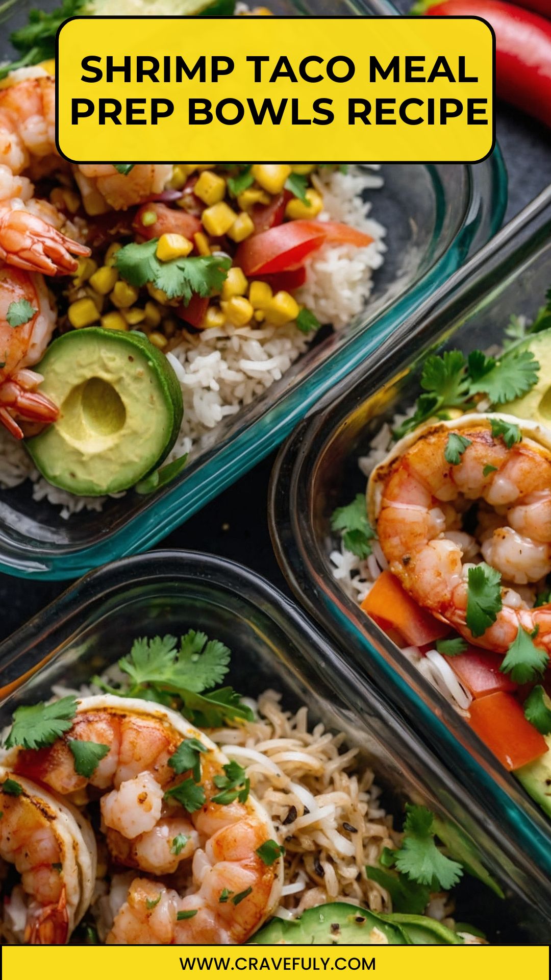 shrimp taco meal prep bowls Recipe