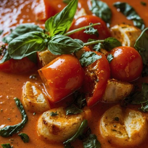 how to make easy roasted tomato basil soup