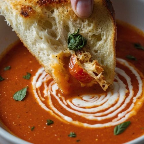 easy roasted tomato basil soup
