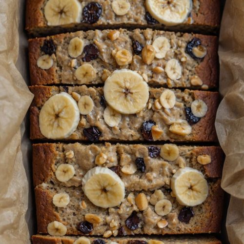 healthy oatmeal banana bread