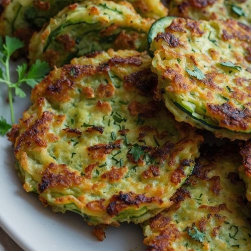 how to make low carb zucchini fritters