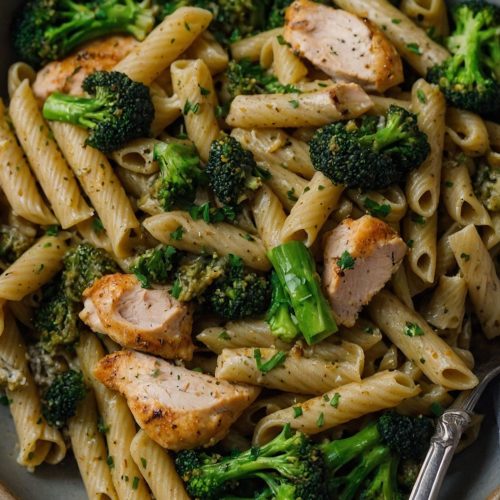 pesto chicken and broccoli pasta copycat recipe