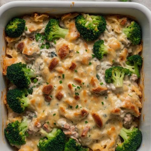 creamy tuna broccoli casserole copycat recipe