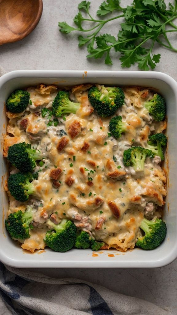 creamy tuna broccoli casserole copycat recipe