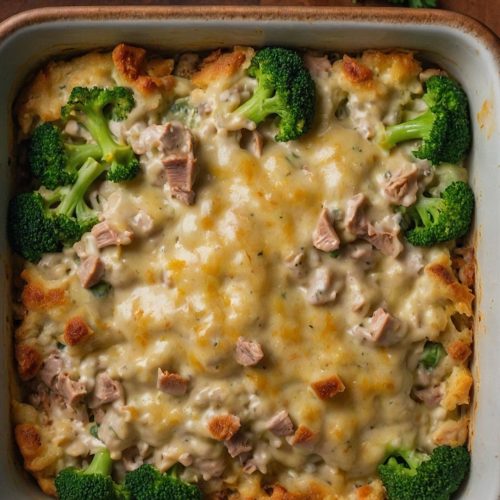 creamy tuna broccoli casserole