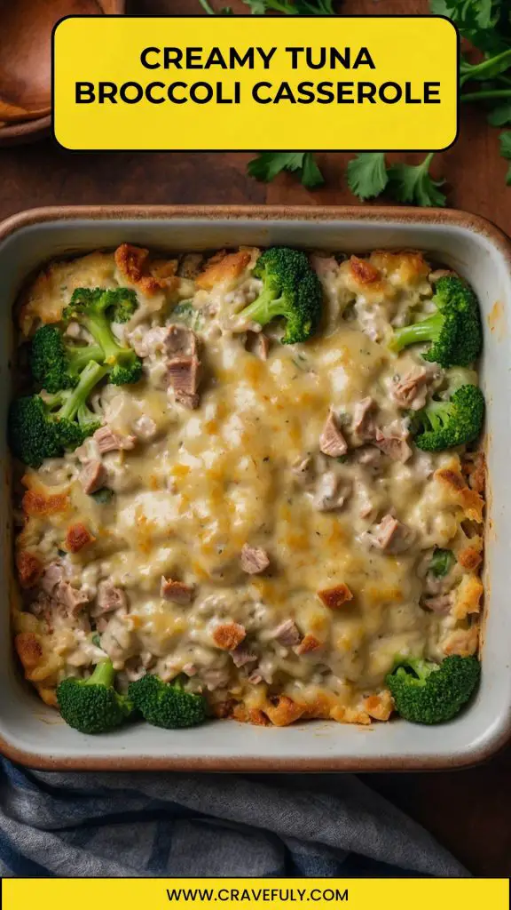 creamy tuna broccoli casserole
