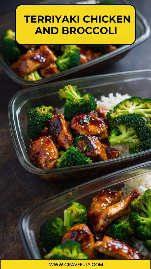 terriyaki chicken and broccoli