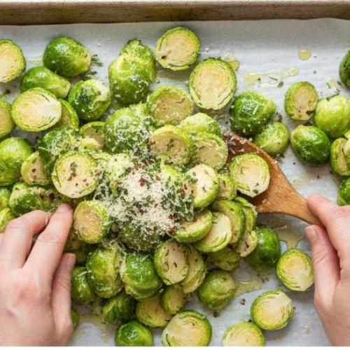 Step 2: Toss the Brussels Sprouts