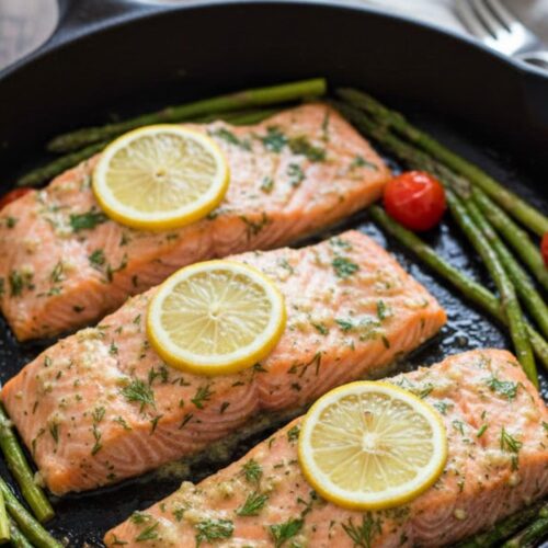 Bake Salmon Covered or Uncovered