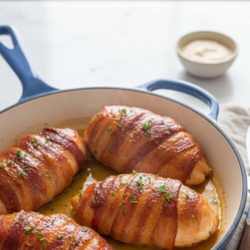 Baked Chicken Breast Wrapped In Bacon