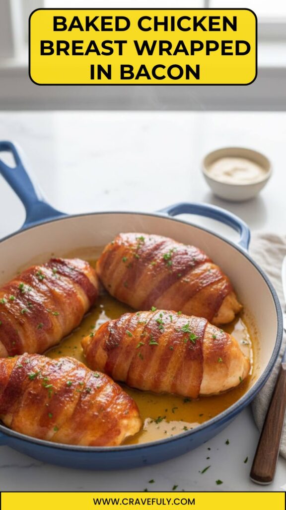 Baked Chicken Breast Wrapped In Bacon
