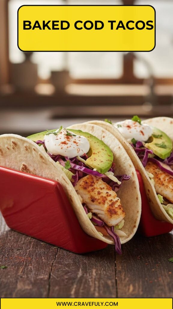 Baked Cod Tacos