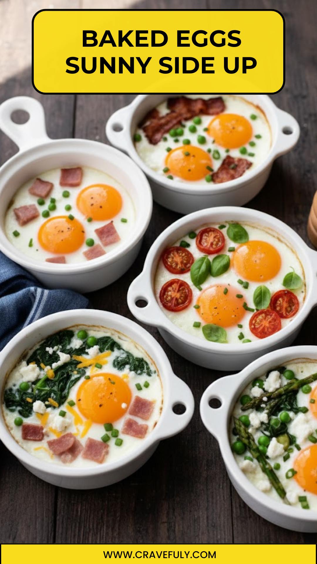 Baked Eggs Sunny Side Up