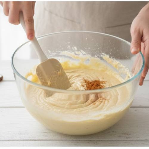 Step 4: Incorporate the Pancake Mix Step 4: Incorporate the Pancake Mix