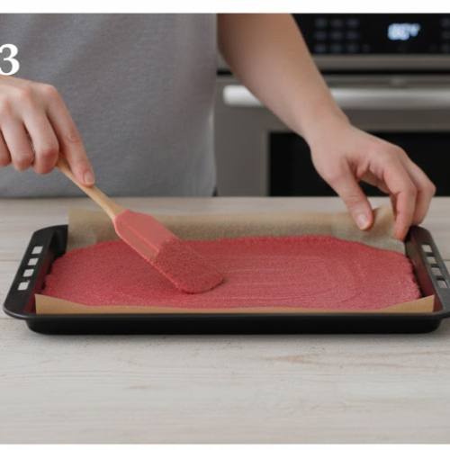 Step 3: Pour and Spread