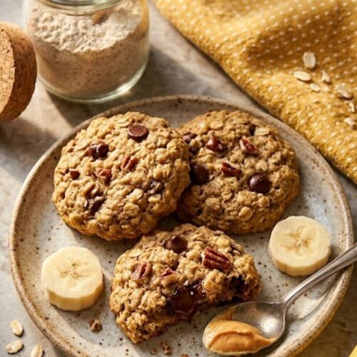 Banana Oat Flour Cookies