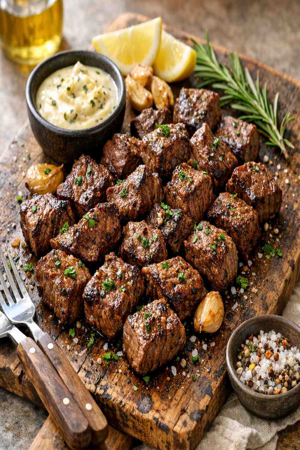 Air Fry Steak Bites Recipe