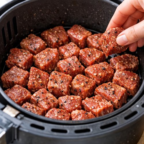 Step 3: Air Fry Your Steak to Perfection