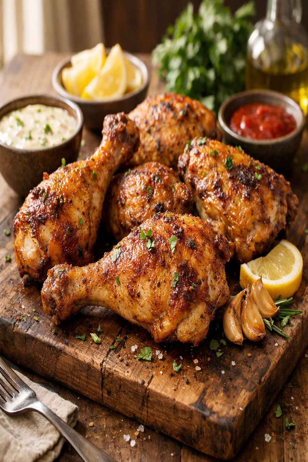 Air Fry Chicken Legs And Thighs Recipe