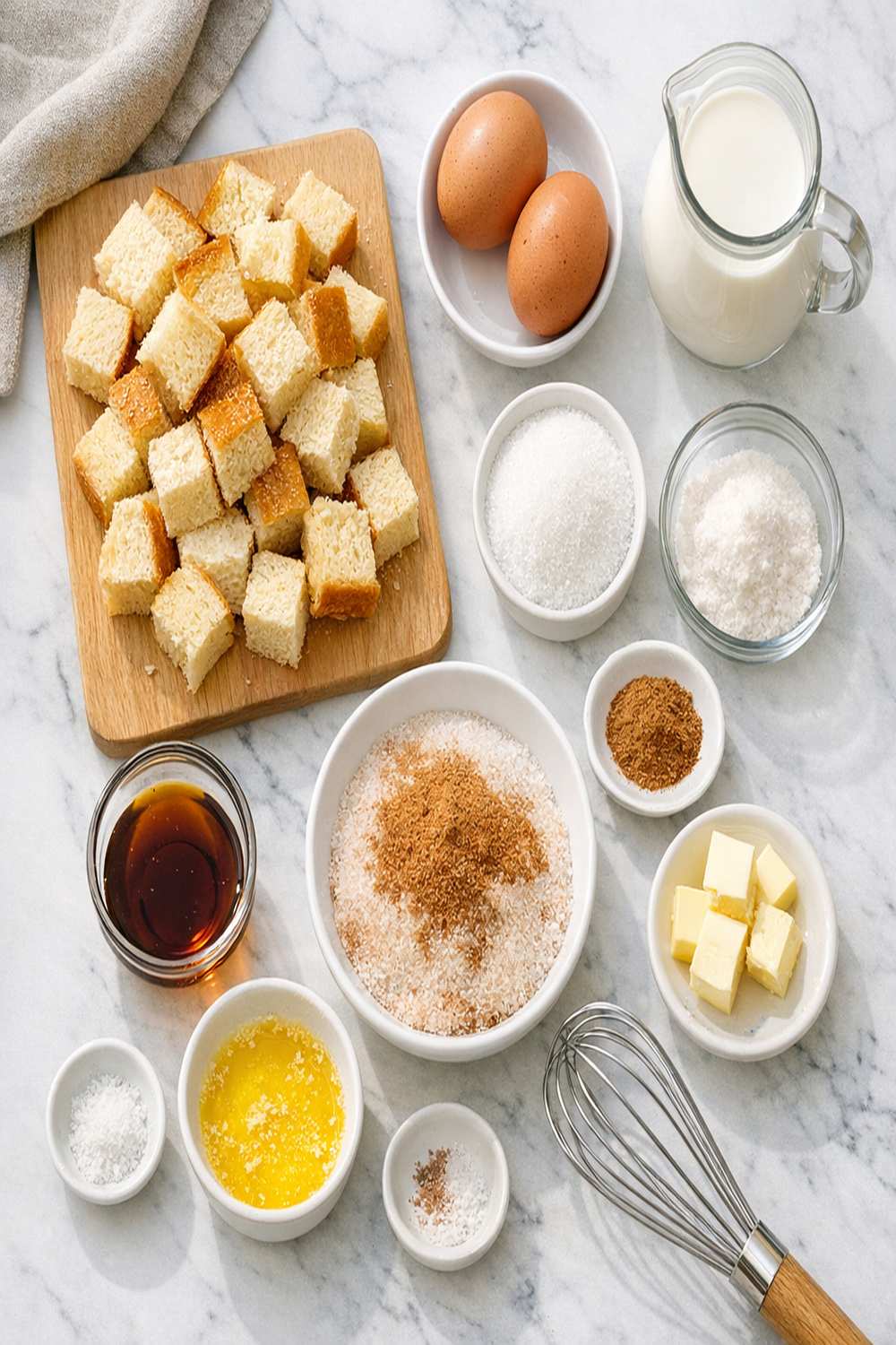 Air Fryer French Toast Bites Recipe ingredients