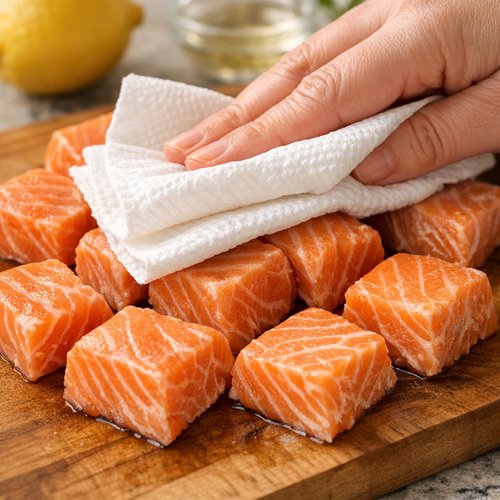 Step 3: Prep and Dry Your Salmon