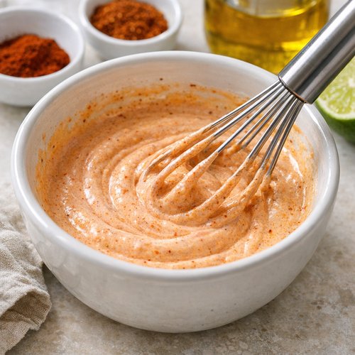 Step 4: Whisk the Spicy Yogurt Sauce