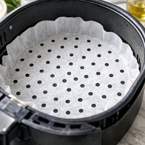 Step 4: Line Your Air Fryer Basket with Parchment Paper