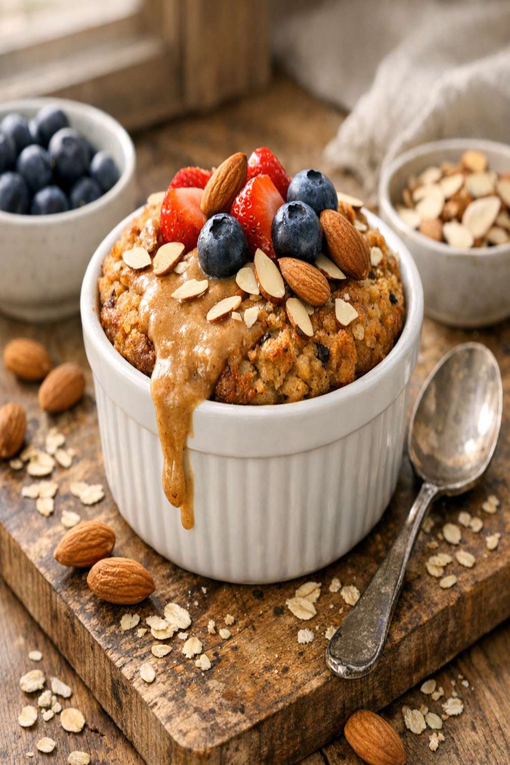 Almond Baked Oats Recipe