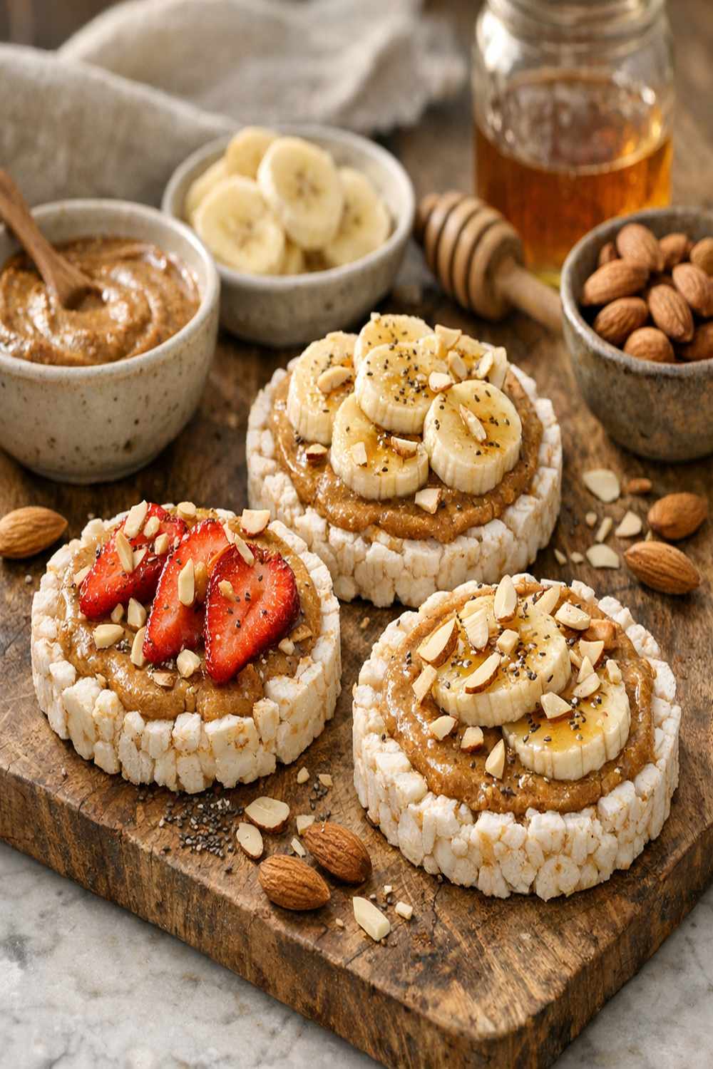 Almond Butter Rice Cakes Recipe