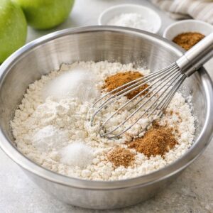 Apple Fritter Air Fryer Recipe step 3