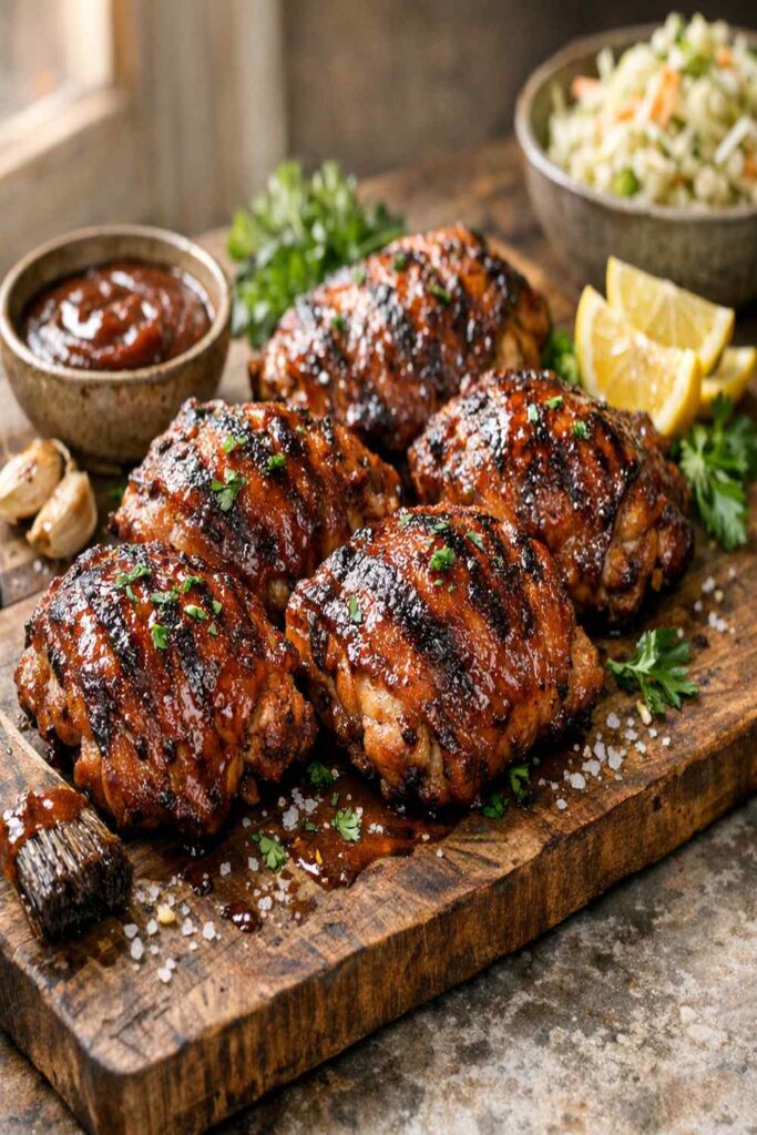 Bbq Chicken Thighs Bone In Recipe