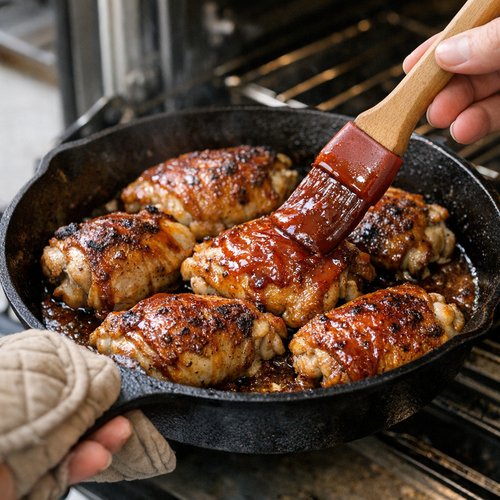 Step 3: Temperature Boost and First Glaze
