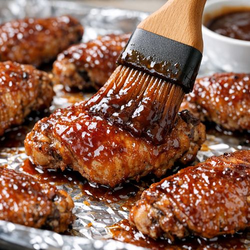 Step 6: Brush With Additional Sauce Before Broiling