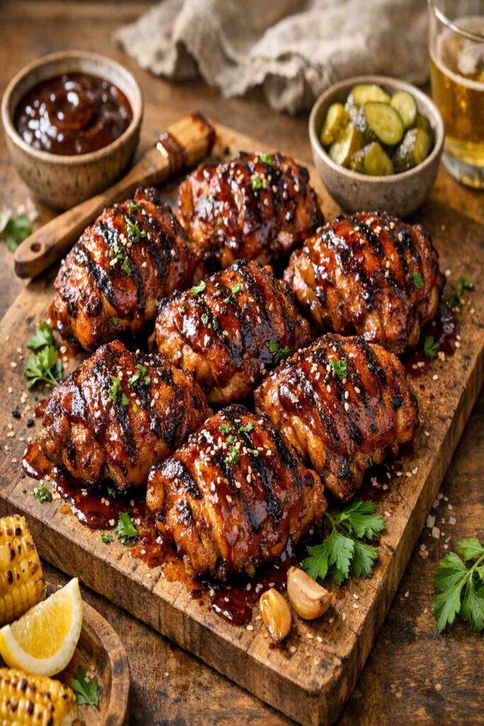 Bbq Thighs On Grill Recipe