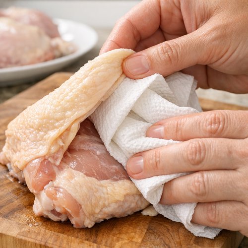 Step 3: Dry Your Chicken Thoroughly