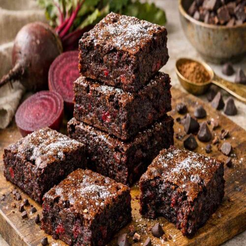 Beetroot Chocolate Brownies Recipe