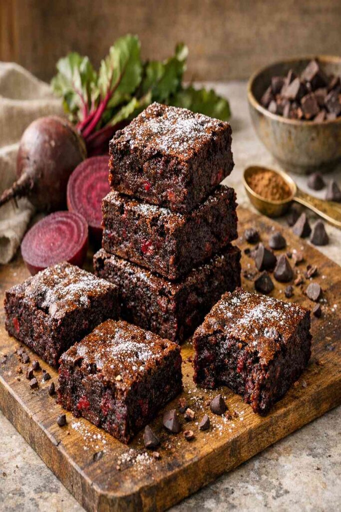 Beetroot Chocolate Brownies Recipe