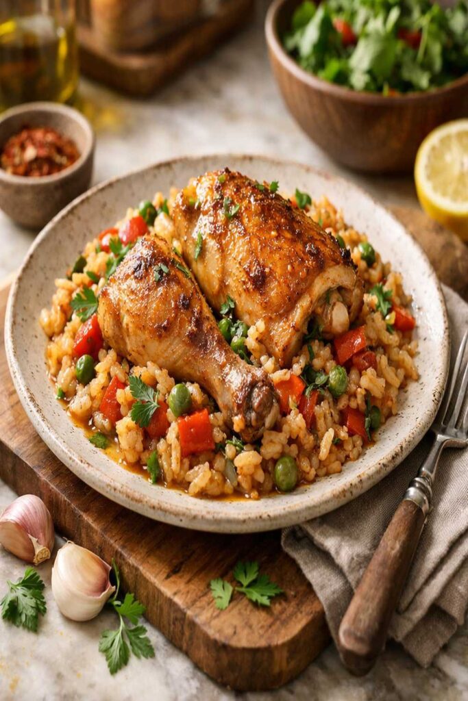 Braised Chicken And Rice Recipe