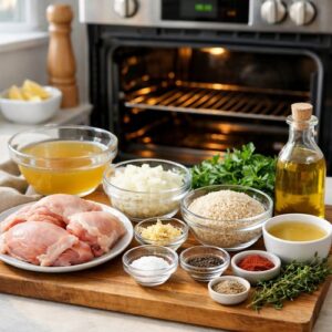 Braised Chicken And Rice Recipe step 1