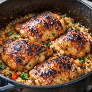 Braised Chicken And Rice Recipe step 10
