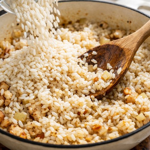 Step 6: Add Your Rice and Broth