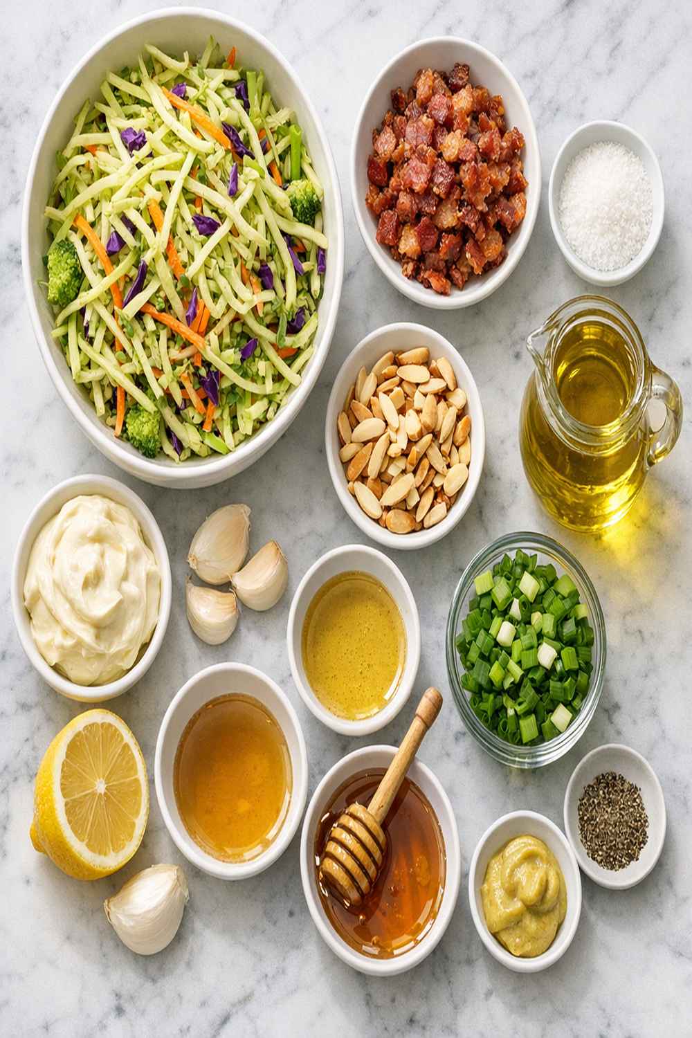Broccoli Slaw With Bacon Recipe ingredients